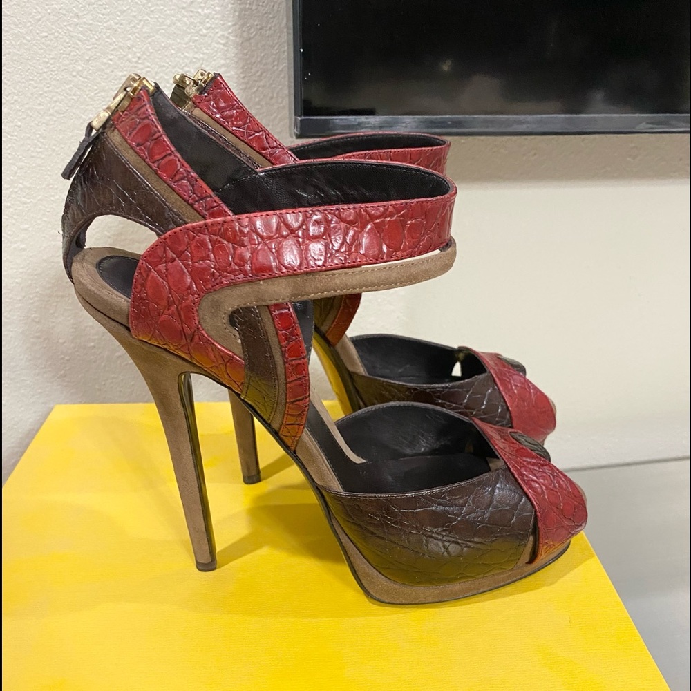 Authentic Fendi Ankle strap sandals